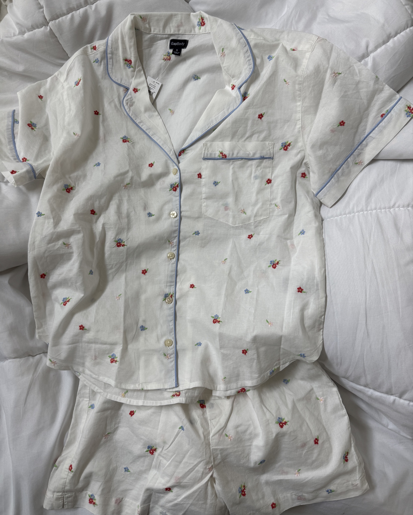 The cutest embroidered pajamas from Gap! Perfect for spring and such a breathable material. Also perfect for your bridal era. 🌸 #LTKGap #LTKpajmas #LTKbrides

#LTKSaleAlert #LTKSeasonal