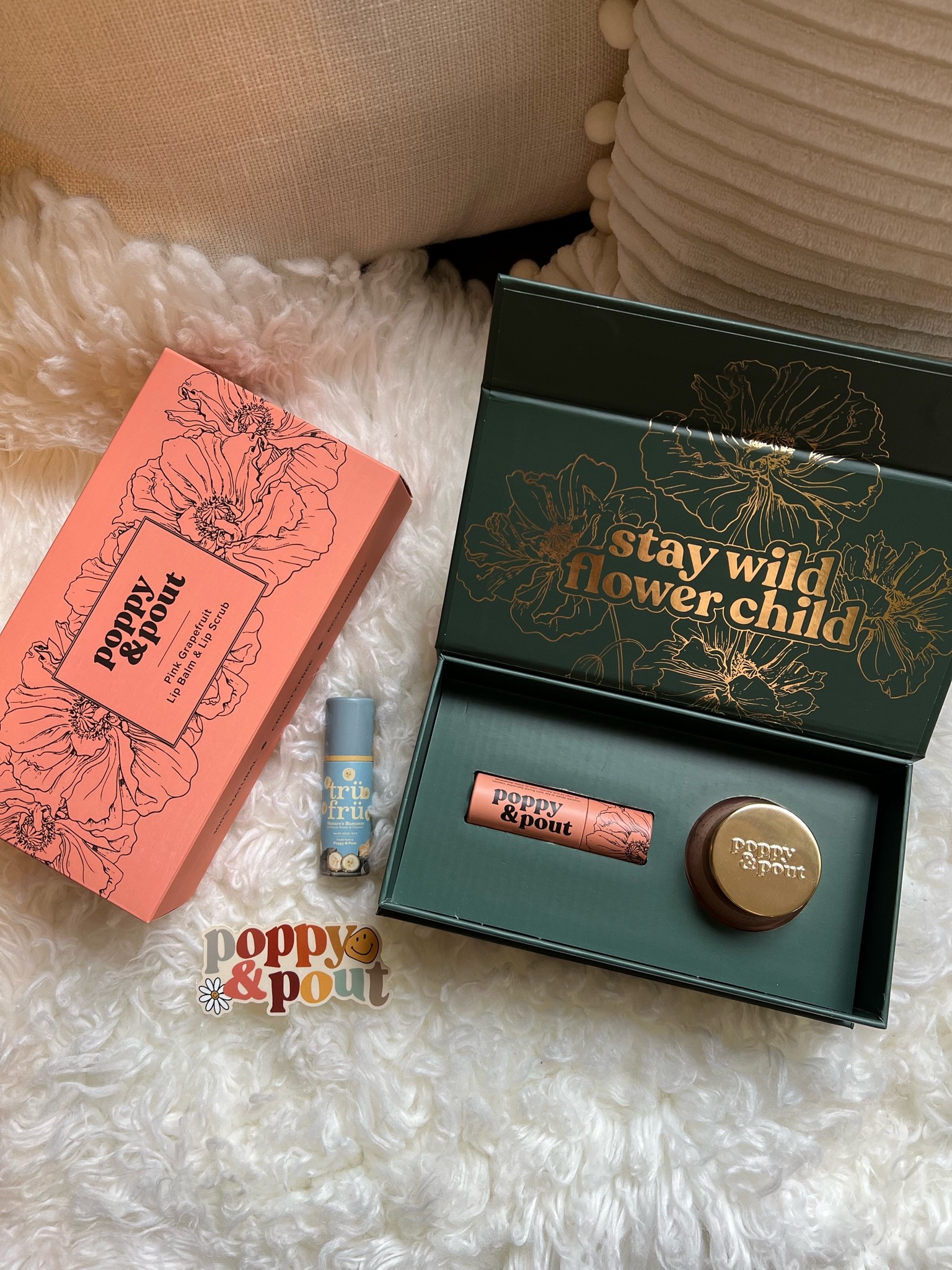 Limited edition Poppy and Pout lip balm and lip care duo set

#LTKbeauty #LTKHoliday #LTKSeasonal