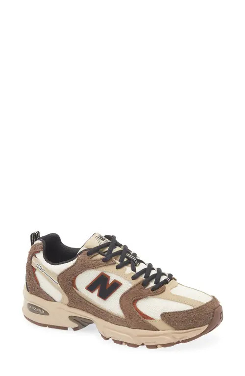 New Balance Gender Inclusive 530 Sneaker in Dark Mushroom/Incense at Nordstrom, Size 7.5 Women's | Nordstrom