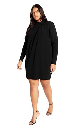 City Chic Women's Plus Size Dress-Wrap Neck | Amazon (US)