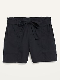 High-Waisted Twill Workwear Shorts for Women -- 4.5-inch inseam | Old Navy (US)