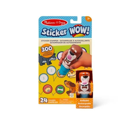 Melissa & Doug Sticker WOW!™ Dog Sticker Stamper and 24-Page Activity Pad | Walmart (US)