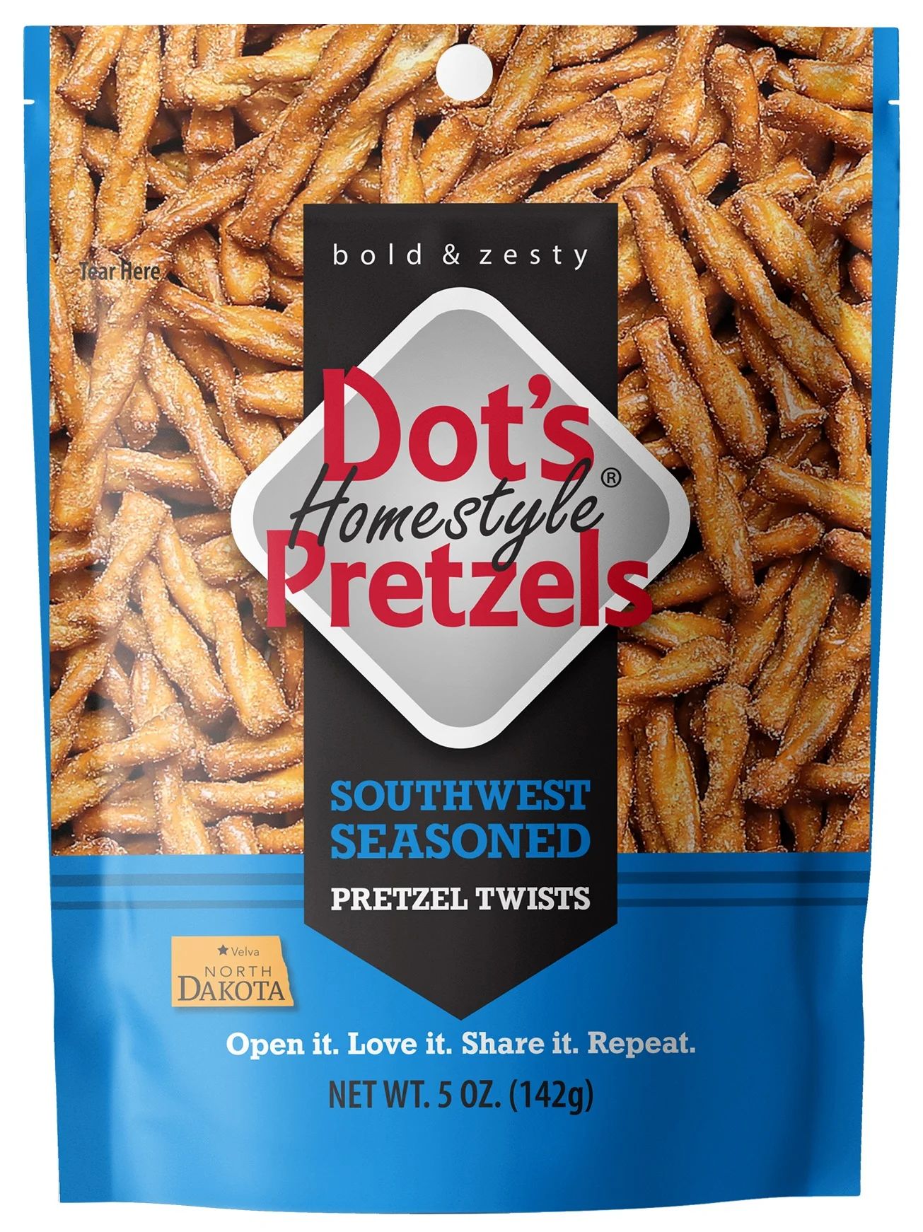 Dot's Homestyle Pretzels Southwest Seasoned Pretzel Twists, 5 oz | Walmart (US)