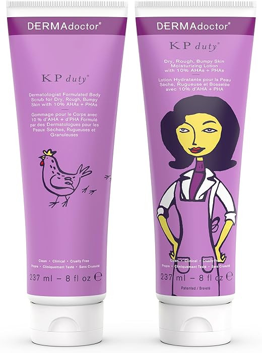 DERMAdoctor KP Bump Eraser Body Scrub and Lotion Kit Dermatologist Formulated Exfoliant | Keratos... | Amazon (US)