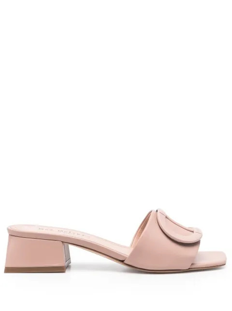 Dizzy logo-buckle mules | Farfetch (RoW)