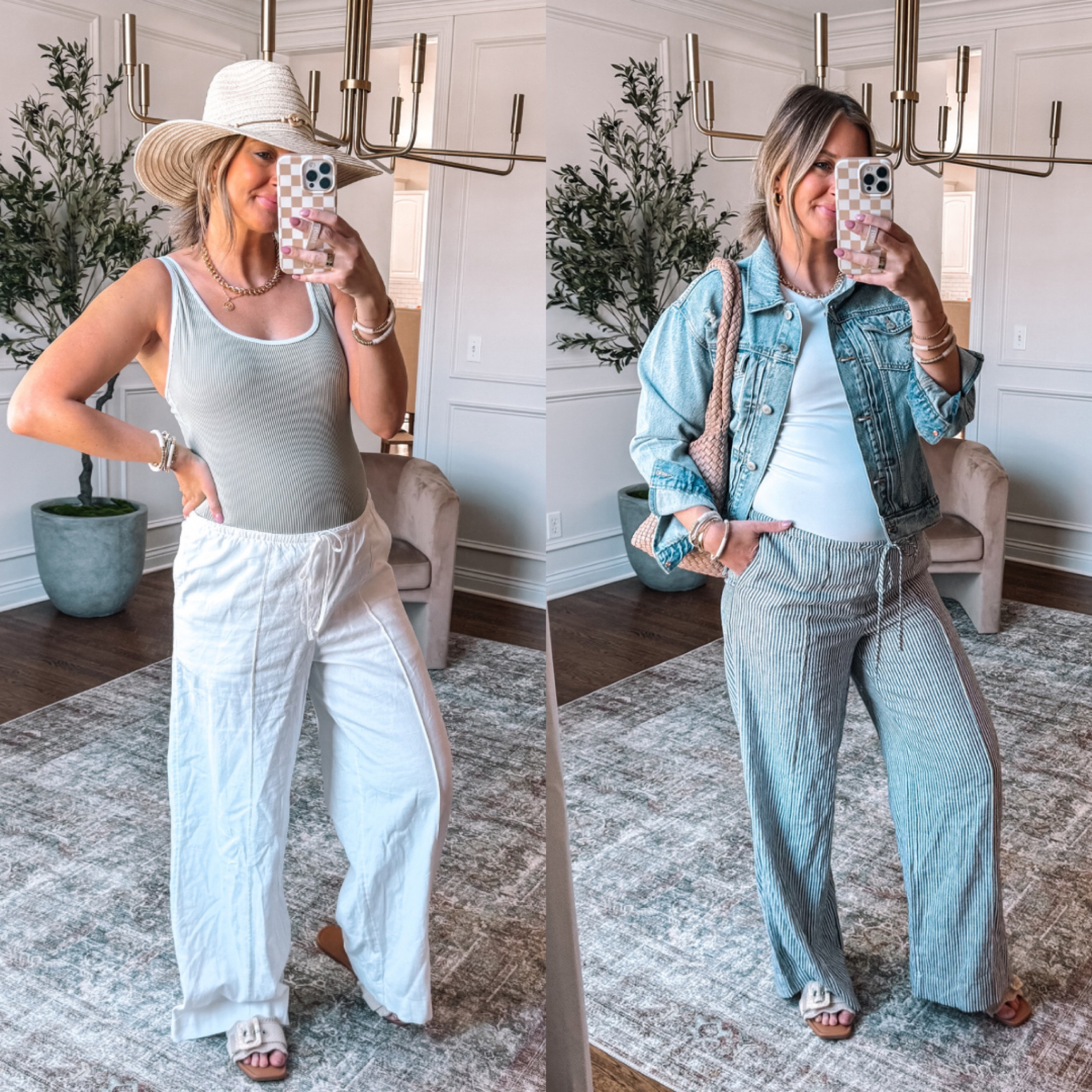 Target linen pants on sale for $20! These are perfect for spring outfit ideas, vacation, swimsuit coverup and even workwear! I’m 21 weeks pregnant so they work for maternity too! I did size up to a medium for my bump otherwise they fit true to size. 



#LTKsalealert #LTKbump #LTKfindsunder50