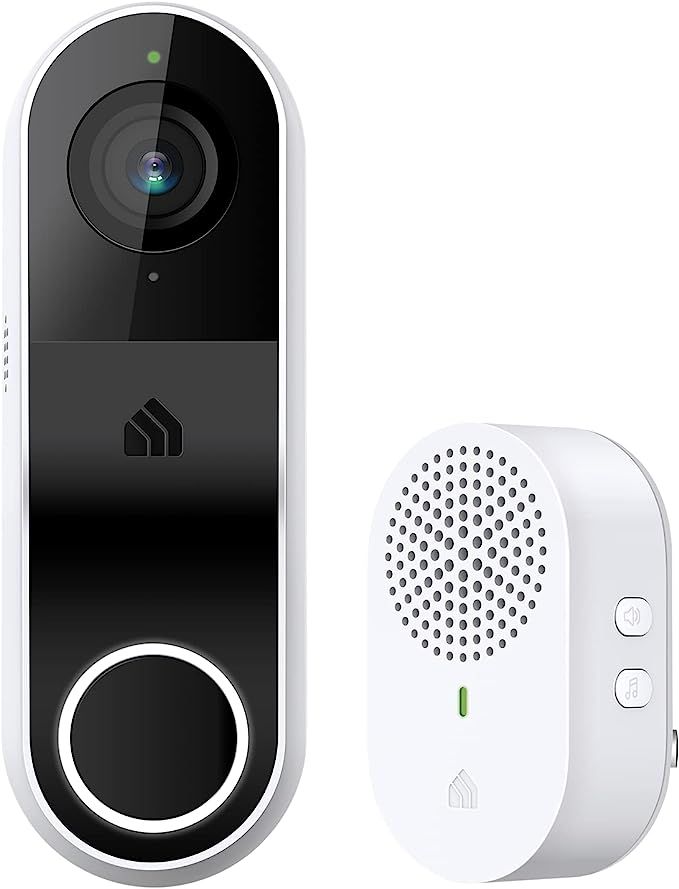 Kasa Smart Video Doorbell Camera Hardwired w/ Chime, 3MP 2K Resolution, 2-Way Audio, Real-Time No... | Amazon (US)