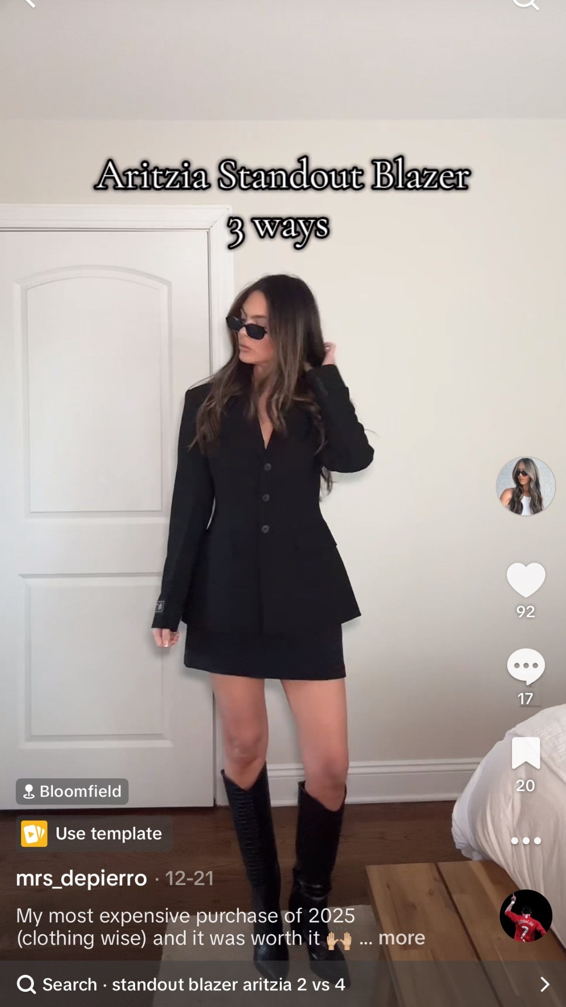 Artizia Standout Blazer

#aritzia #aritziasale 

#LTKSaleAlert