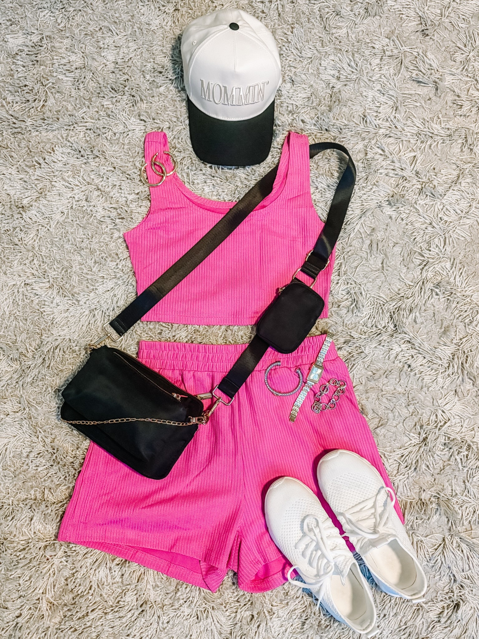 Casual Summer Mom Outfit!! 🩷☀️
I'm loving the color of this set!! It’s lightweight making it perfect for the summer!! 
On sale now & fits TTS!!

#LTKFindsUnder50 #LTKShoeCrush #LTKSaleAlert