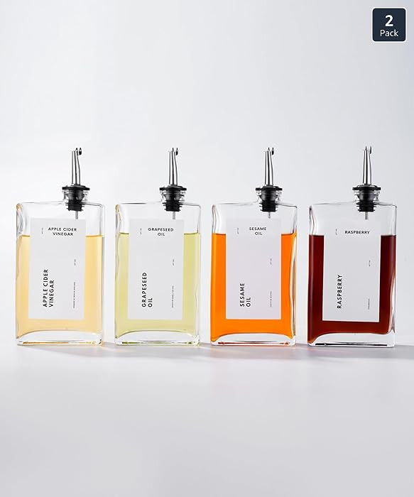 APT 1101 Olive Oil Dispenser for Kitchen, Cooking Oil and Vinegar Dispenser Set, Olive Oil Bottle... | Amazon (US)