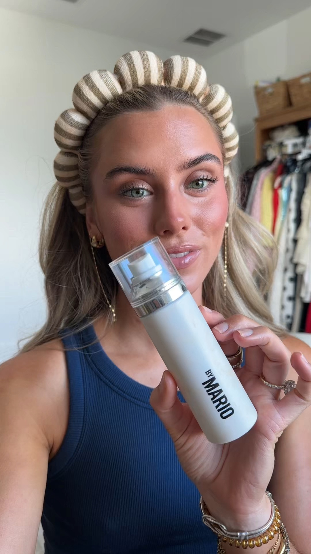 Makeup by Mario setting spray. What it is: An alcohol-free, fragrance-free & butane-free ultra-fine hydrating mist to set makeup for up to 16 hours for a natural finish and barely-there feel.

#LTKgrwm #LTKselfcare #LTKBeauty