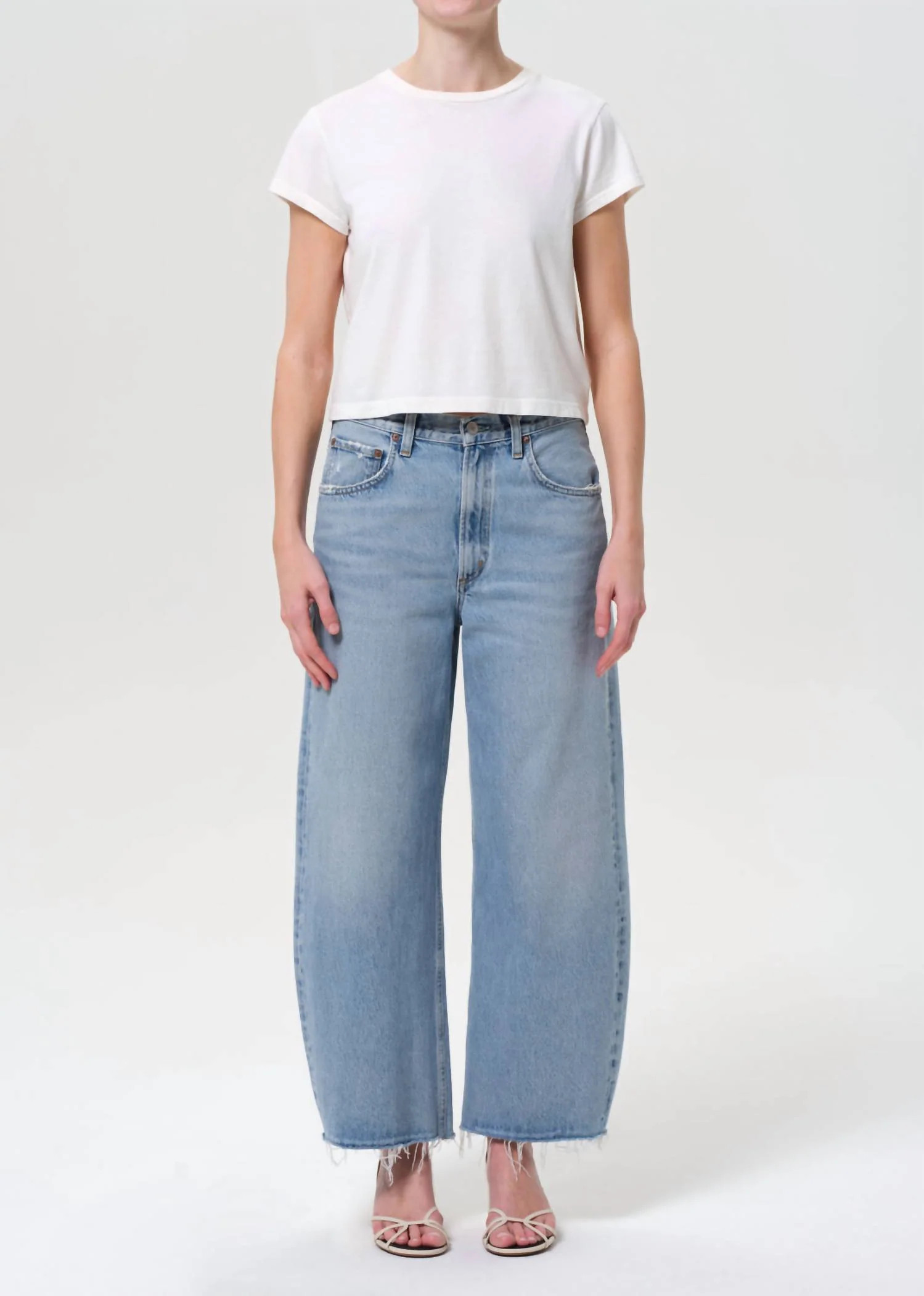 Women's Low Curve Fray Force Jeans In Blue | Shop Simon