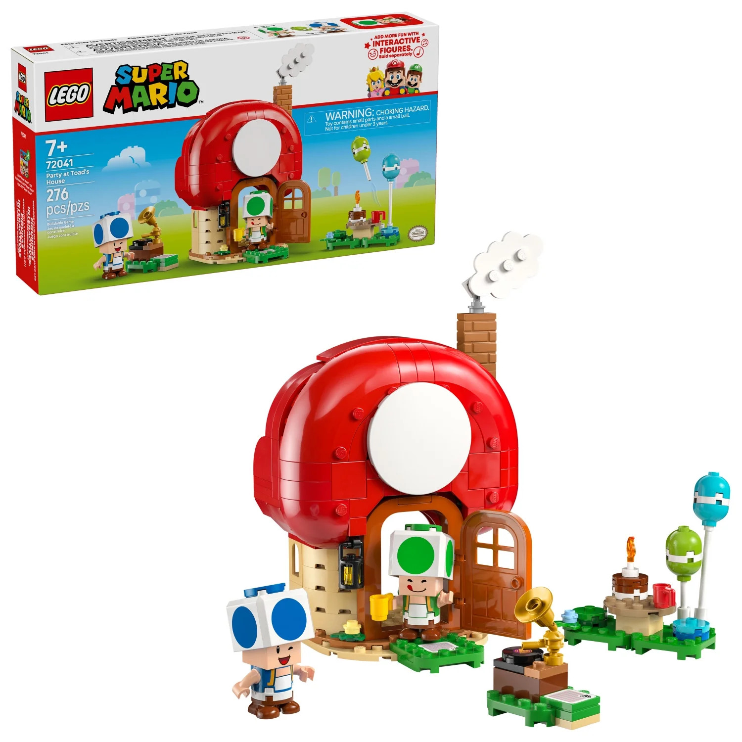 LEGO Super Mario Party at Toad’s House Building Toy - Pretend Play Set for Boys & Girls, Ages 7... | Walmart (US)