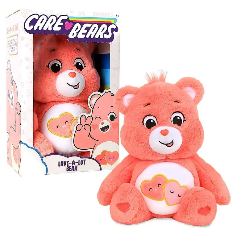 Care Bears 14" Plush - Love-A-Lot Bear - Soft Huggable Material! - Walmart.com | Walmart (US)