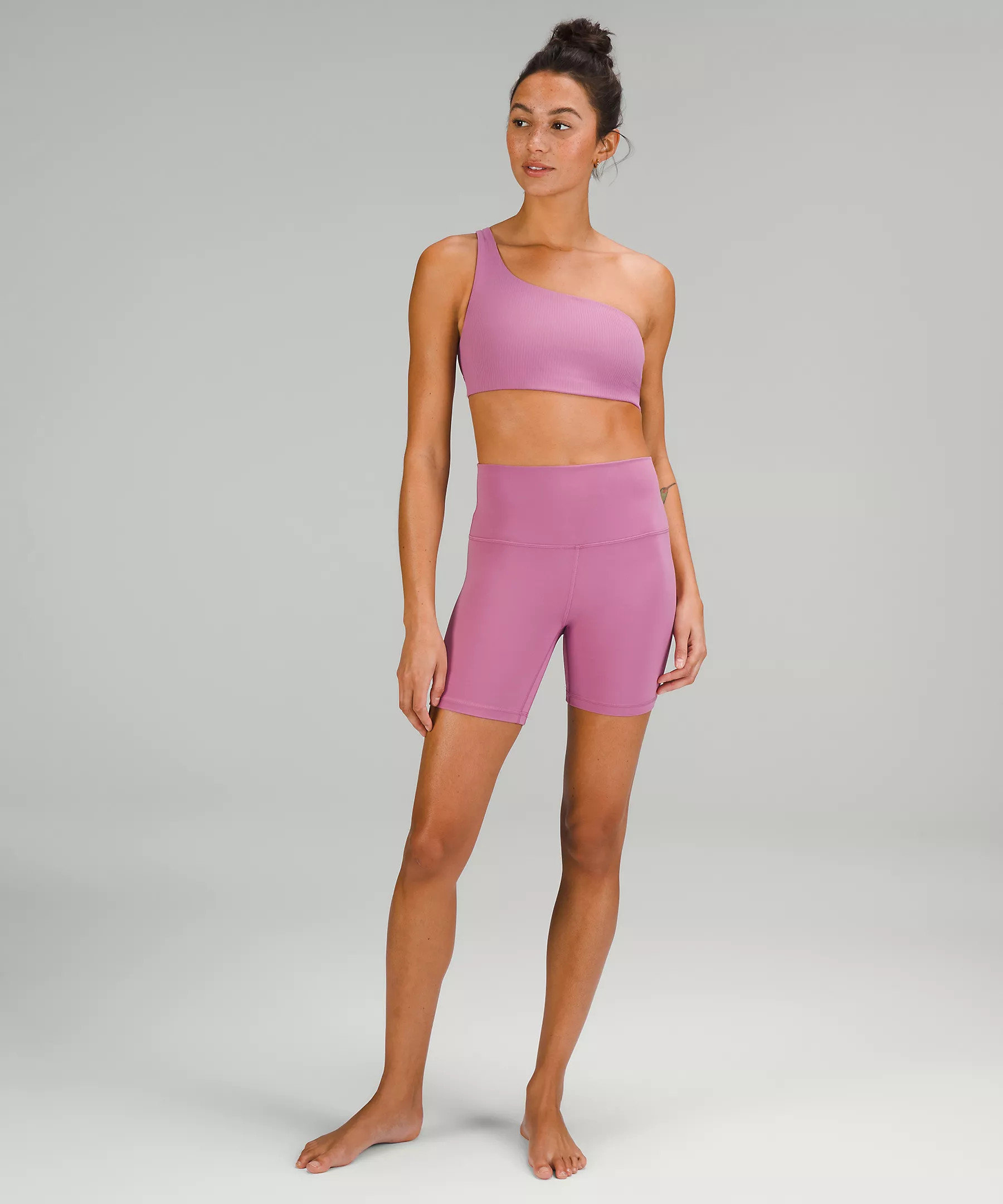 Ribbed Nulu Asymmetrical Yoga Bra | Lululemon (US)