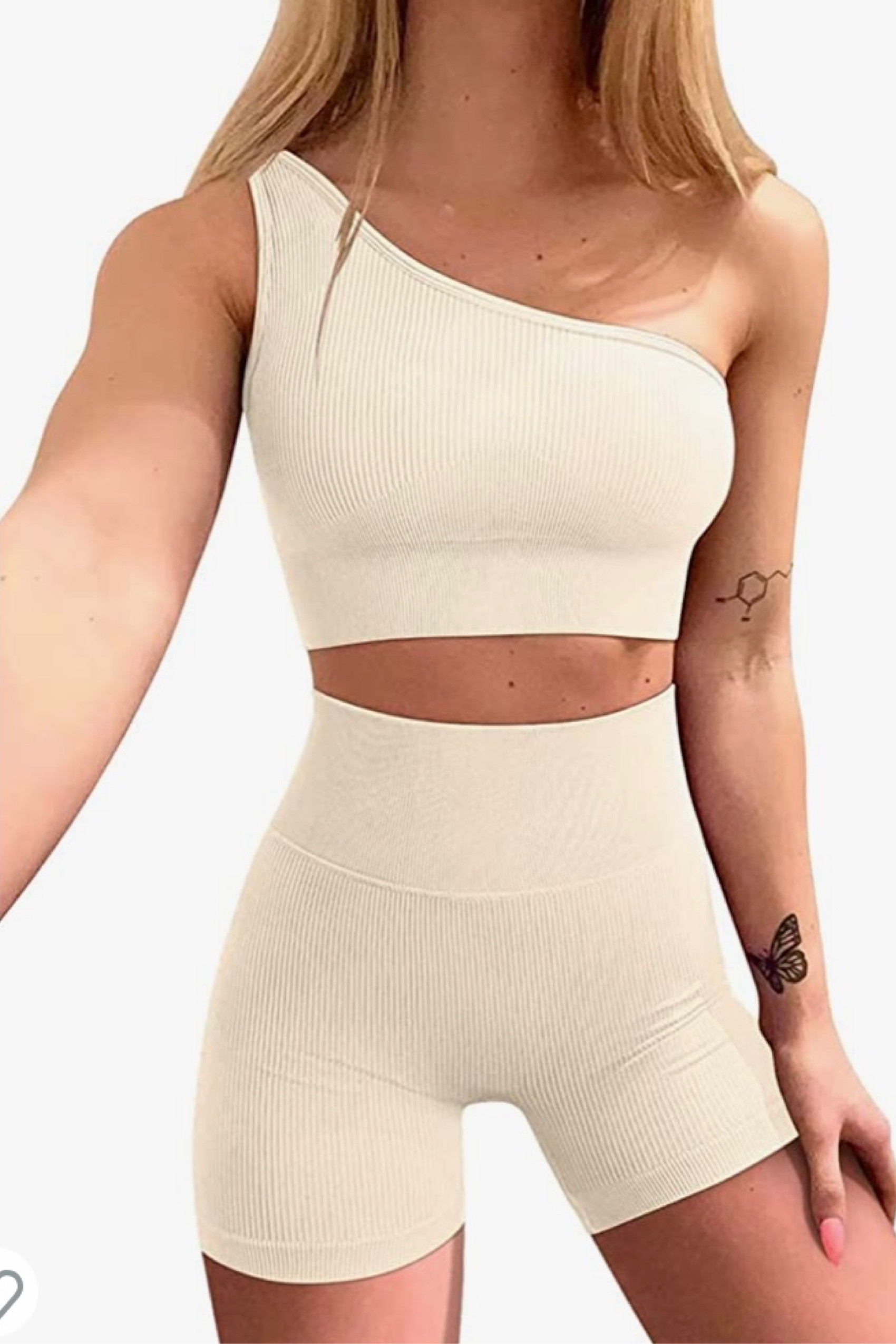 Tuesday two piece set! Love the one shoulder on this. 

#LTKFind #LTKtravel #LTKfit