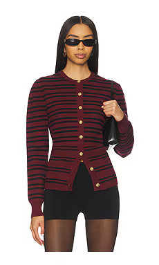 NIA Baxter Cardigan in Oxblood from Revolve.com | Revolve Clothing (Global)