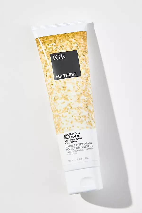 IGK Hydrating Leave-in Conditioner Hair Balm By IGK in Yellow | Anthropologie (US)