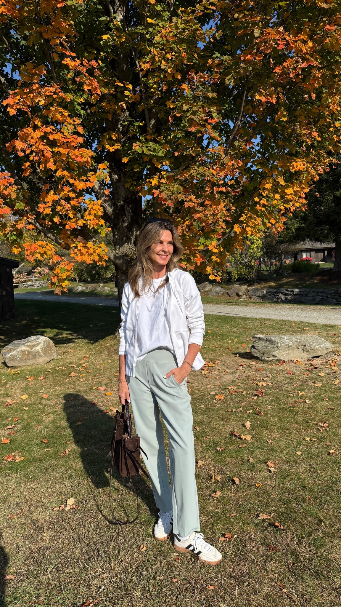 I’m 5’6” wearing a 0 in pants with plenty of room. 
-sneakers with support TTS 



#LTKOver40 #LTKTravel #LTKActive