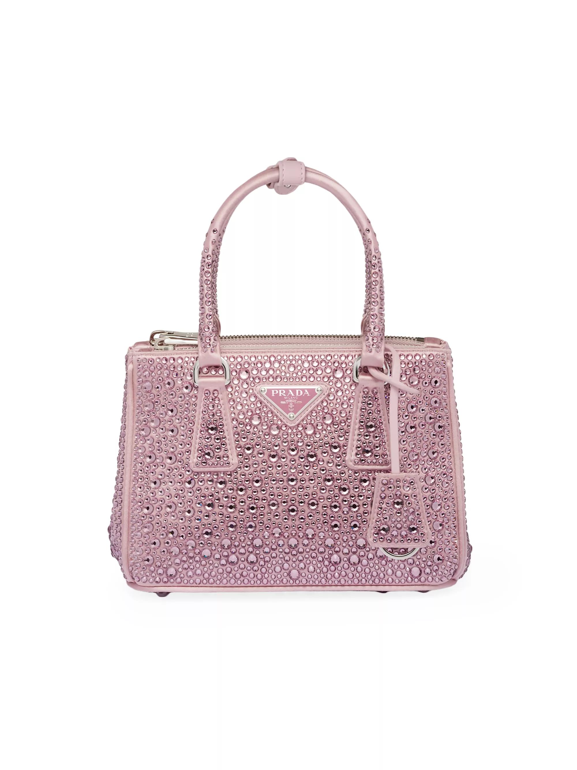 Galleria Satin Mini Bag With Crystals | Saks Fifth Avenue