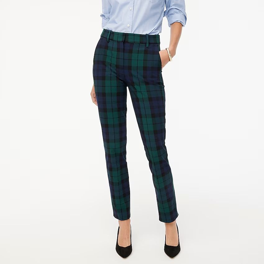 Full-length Ruby pant in Black Watch plaid | J.Crew Factory