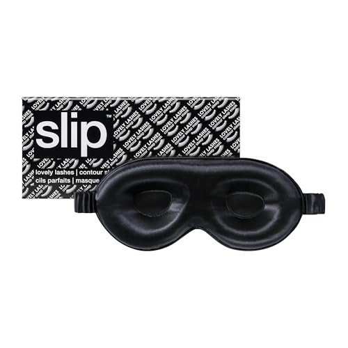 slip Contour Sleep Mask | 100% Pure Mulberry Silk, Ultra Soft | Contoured Design, Prevents Eye Pressure | Adjustable Strap, Ideal for Travel - Black | Amazon (US)