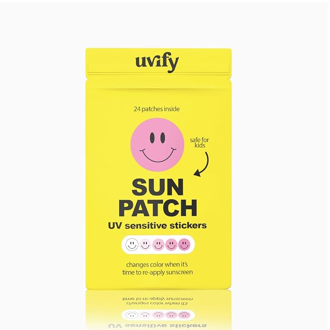 UV Stickers for Sunscreen | 24 Count UV Detection Stickers | Know When to re-Apply Sunscreen | UV... | Amazon (US)