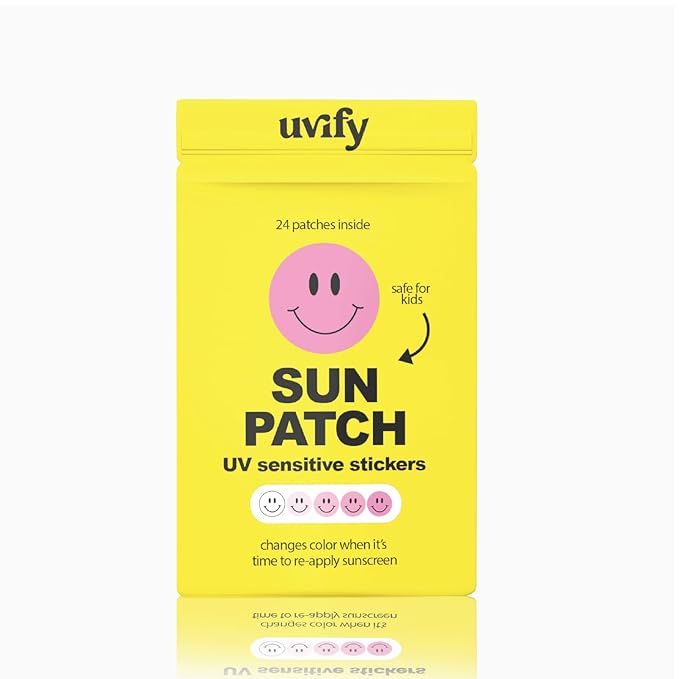 UV Stickers for Sunscreen | 24 Count UV Detection Stickers | Know When to re-Apply Sunscreen | UV... | Amazon (US)
