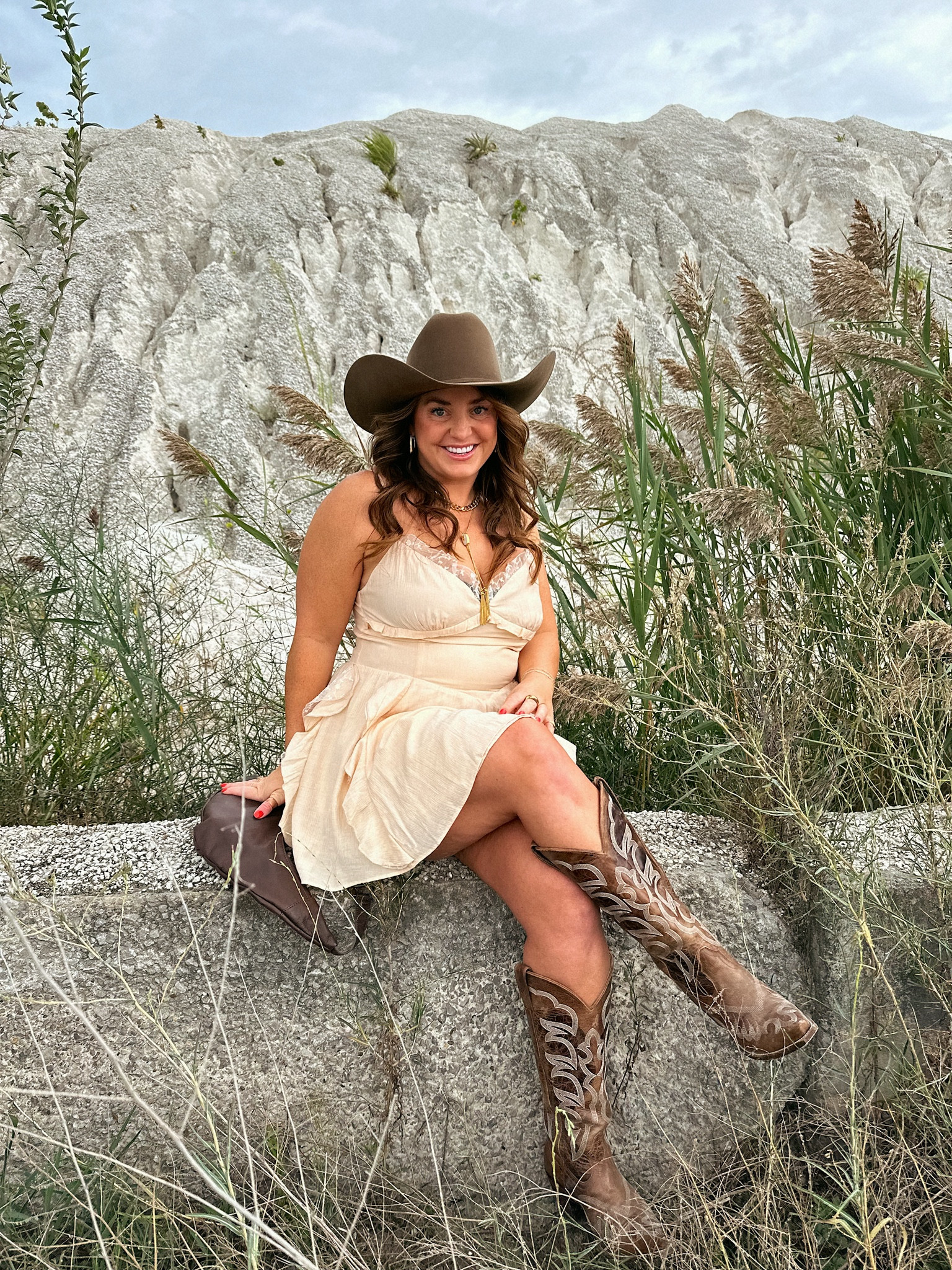 cute country concert outfit. lace dress wearing size xl & pair it with a tall pair of boots and cowboy hat! 

#LTKParties #LTKStyleTip #LTKMidsize