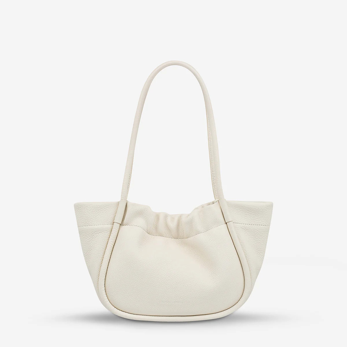 Ordinary Pleasures Women's Chalk Leather Handbag | Status Anxiety® | Status Anxiety 