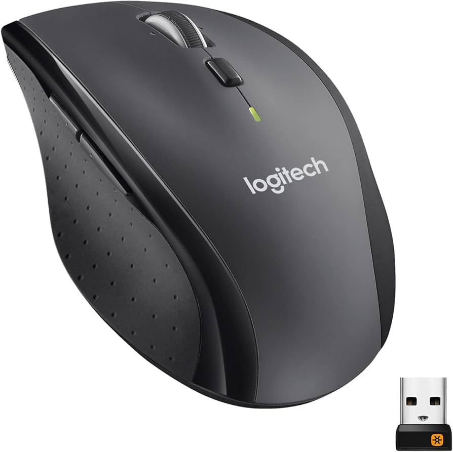 Logitech M705 Marathon Wireless Mouse, 2.4 GHz USB Unifying Receiver, 1000 DPI, 5-Programmable Bu... | Amazon (US)