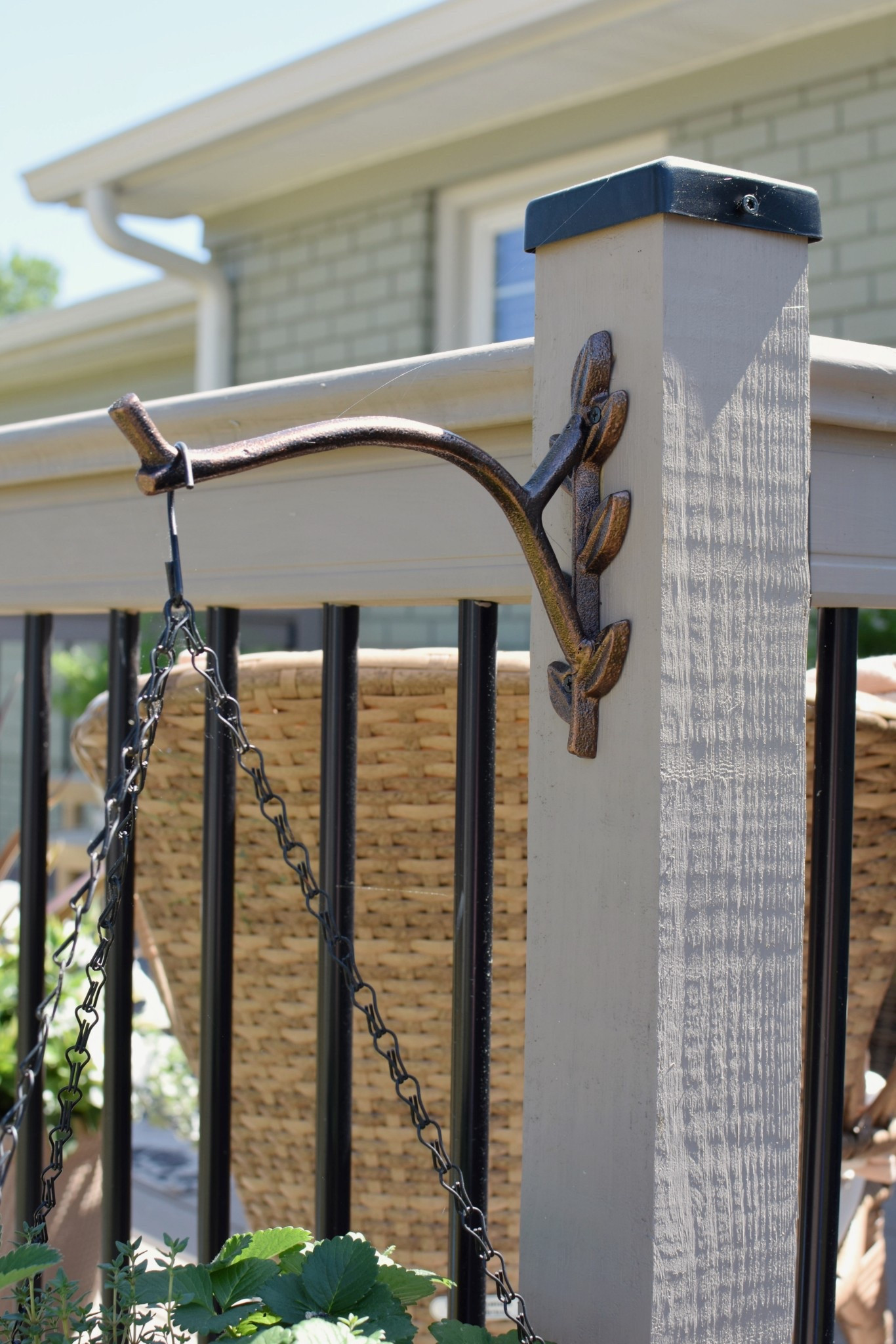 This is the prettiest cast iron bracket for hanging baskets or feeders. It just dresses up the space perfectly!  

#LTKMothersDay #LTKSeasonal #LTKHome