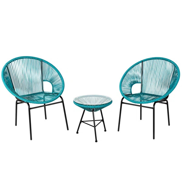 Olsson 2 - Person Round Outdoor Dining Set | Wayfair North America
