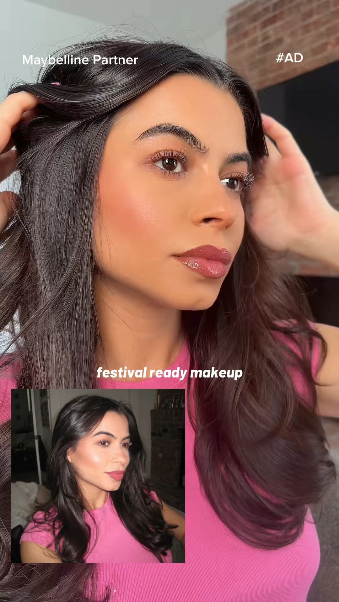 #ad a reliable yet fun festival ready look with all of my favorite @maybelline  products from @Target  #targetpartner #maybellinepartner @targetstyle 
