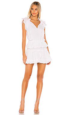 MISA Los Angeles Lilian Dress in White from Revolve.com | Revolve Clothing (Global)