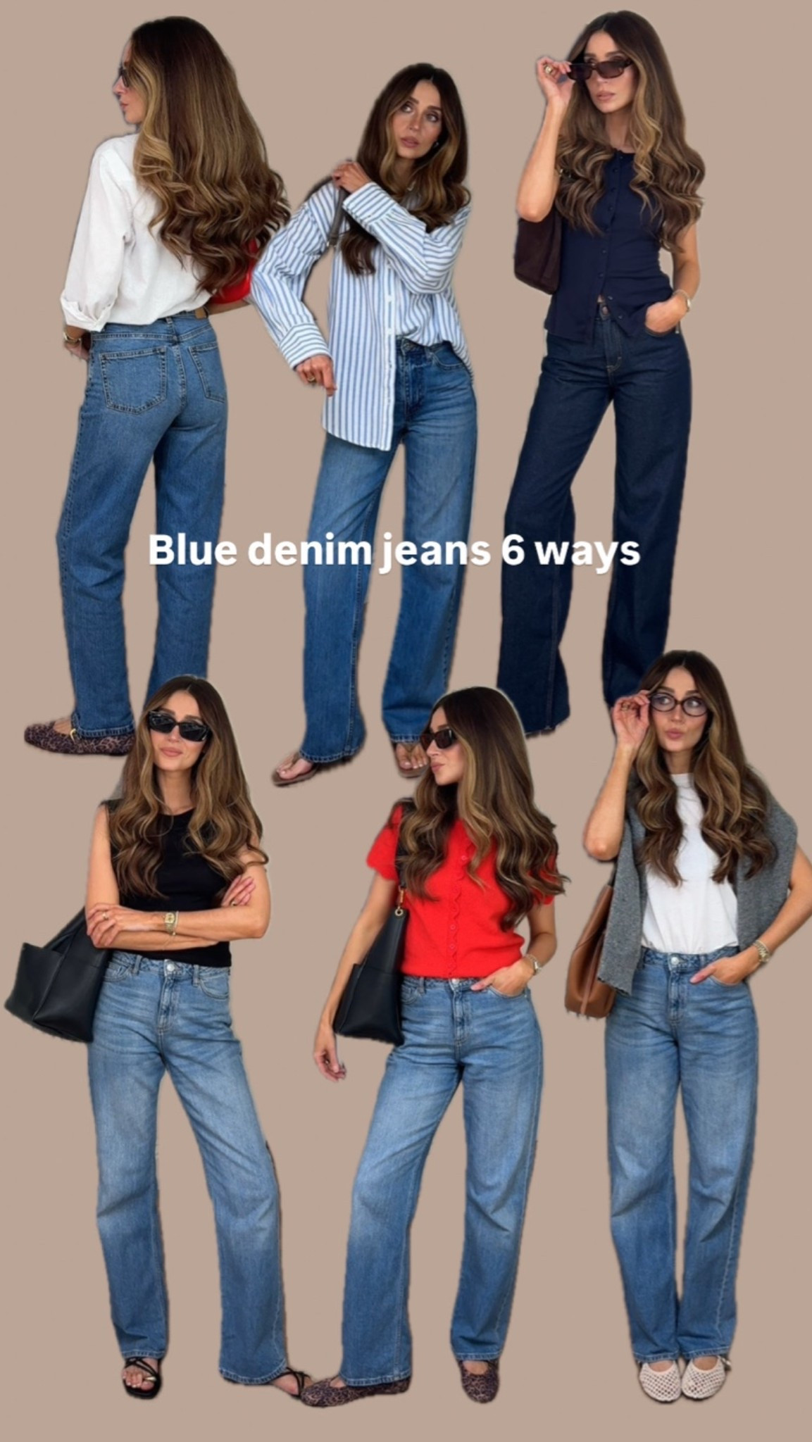 6 ways to style blue denim jeans 👖

#LTKuk #LTKspring #LTKjeans