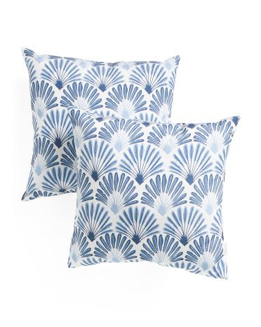 18x18 2pk Decorative Palms Pillows | TJ Maxx