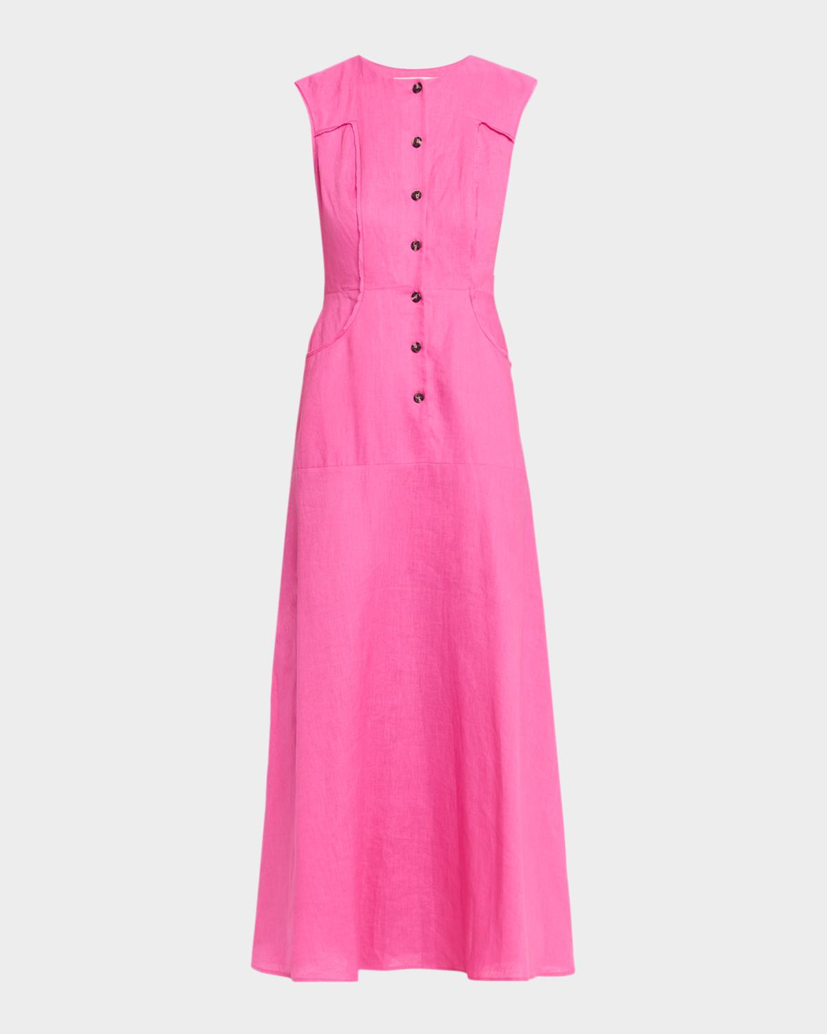 Sierra Linen Maxi Dress | Neiman Marcus