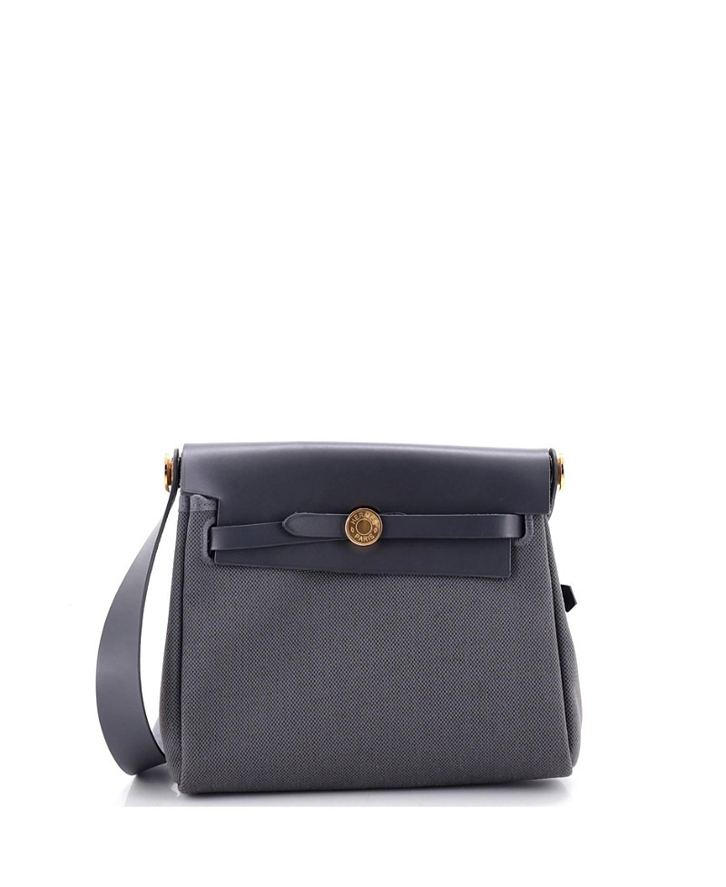 Pre-Owned HERMES 20 Herbag Zip Toile and Leather | Bloomingdale's (US)