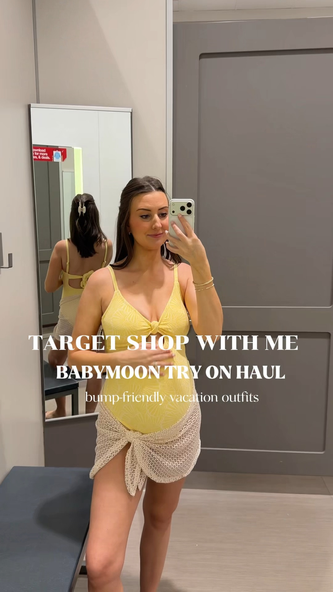 Babymoon shop with me at Target for bump friendly vacation outfits! All swim is a medium and dresses are Small🤍 

#LTKSwim #LTKBump #LTKSpringSale