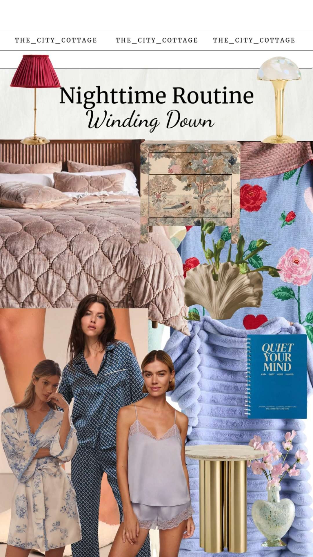 Unwind the right way 🌙✨ 

Create a calming nighttime ritual with Eberjay pajamas, dreamy Anthropologie home accents, and mindful wellness journals—all paired with soft lighting, fresh flowers in beautiful vases, and cozy bedside details to help you rest easy and reset your mind.

#NighttimeRoutine #EveningRitual #WindDown #Eberjay #AnthropologieHome #WellnessJournals #CalmMind #SelfCareAtHome #BedroomVibes #SoftLighting #FlowersAndVases #CozyNights #RestAndRestore #ltkfinds #ltkhome #ltkwellness #bedtimestory 🌸🕯️💤 

 #LTKdayinmylife #LTKselfcare #LTKHome