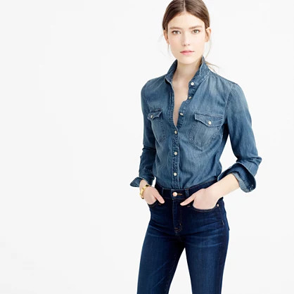Western chambray shirt | J.Crew US