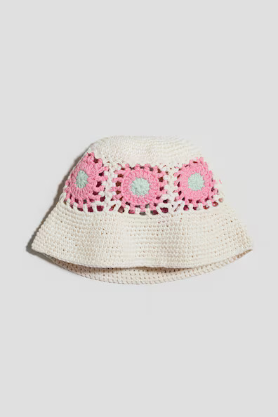 H & M - Bucket Hat im Häkellook - Beige - Kinder | H&M (DE, AT, CH, NL, FI)
