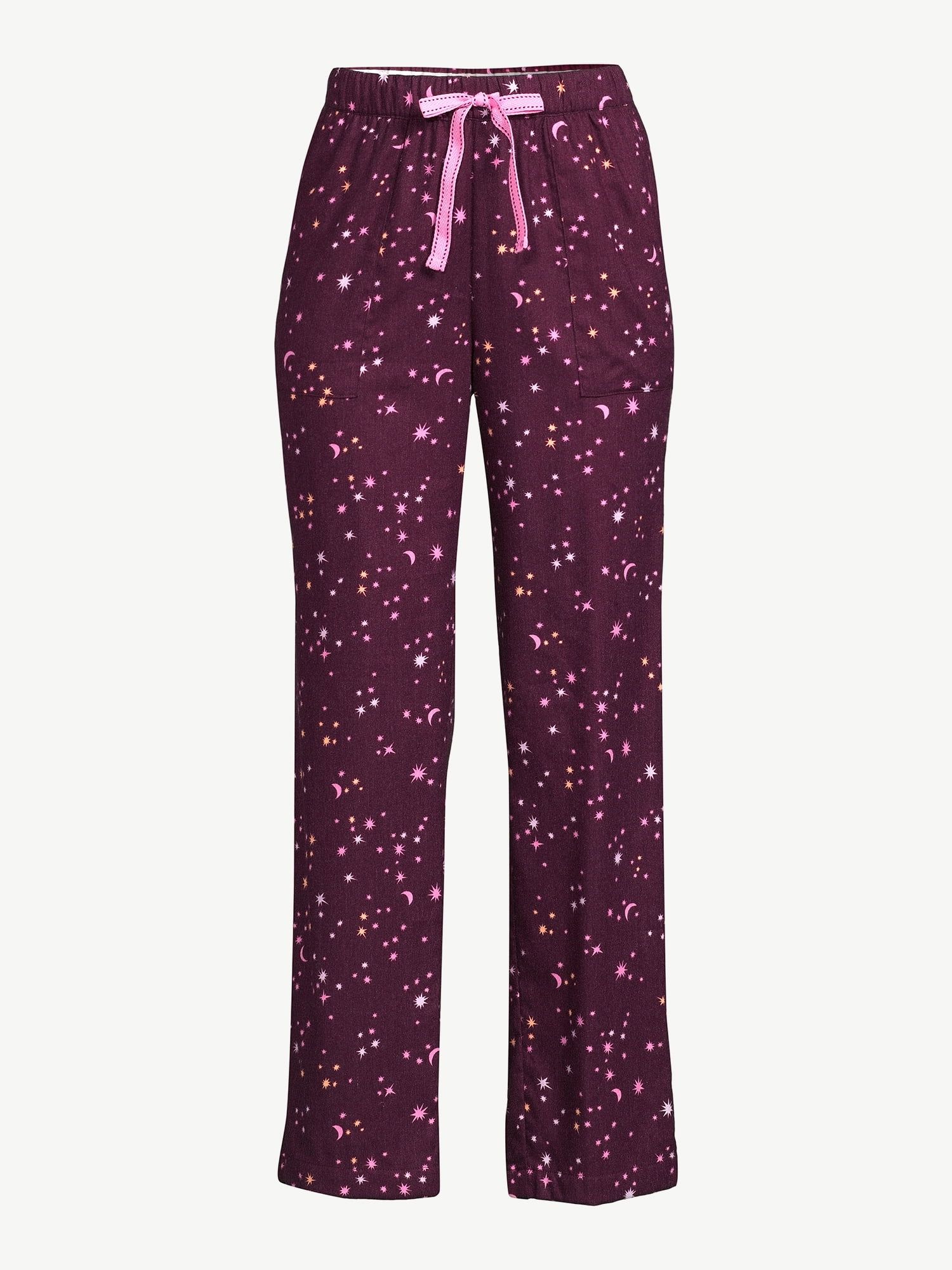 Joyspun Women’s Flannel Star Pajama Pants | Walmart (US)