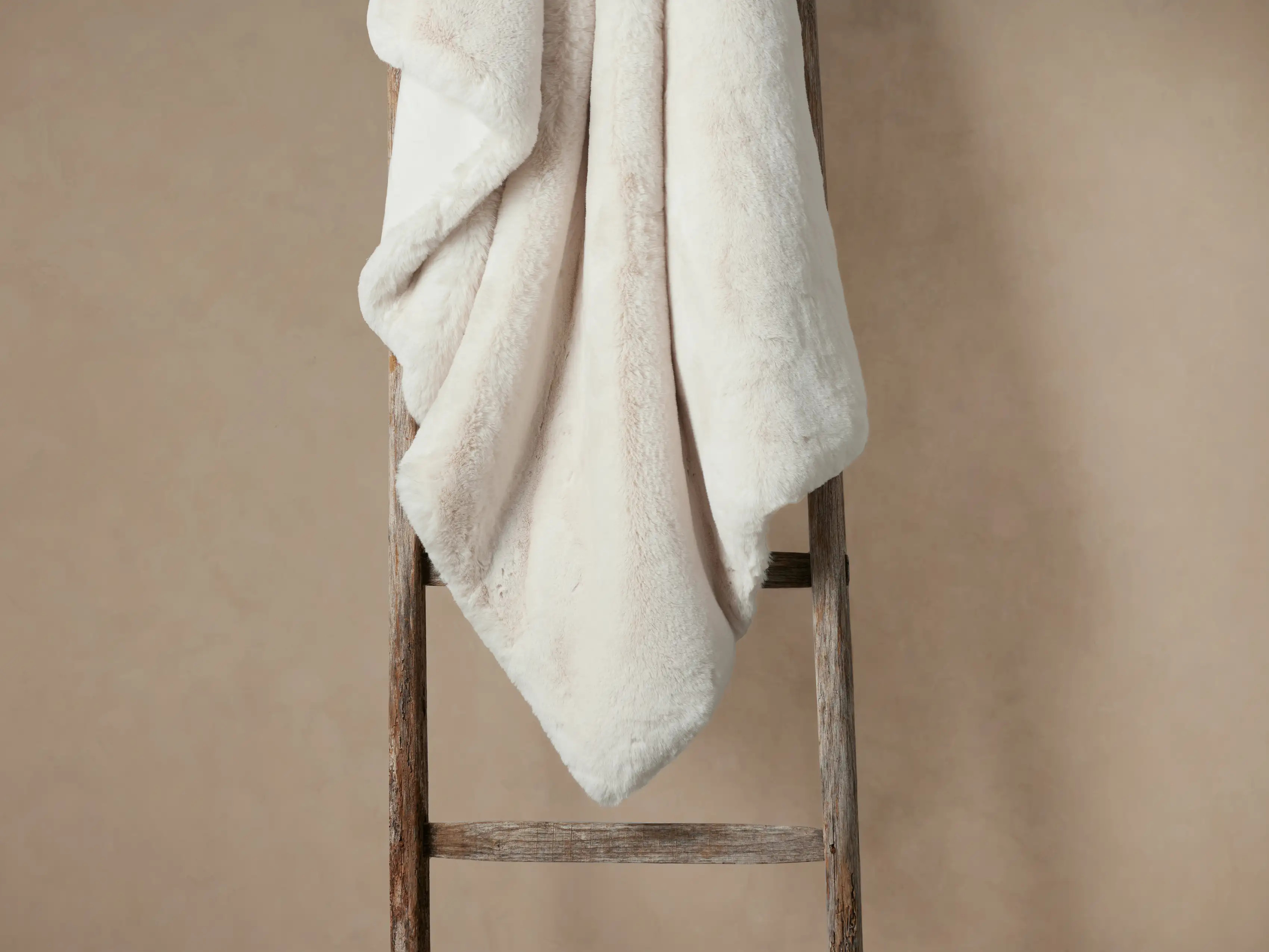 Faux Fur Rabbit Throw | Arhaus