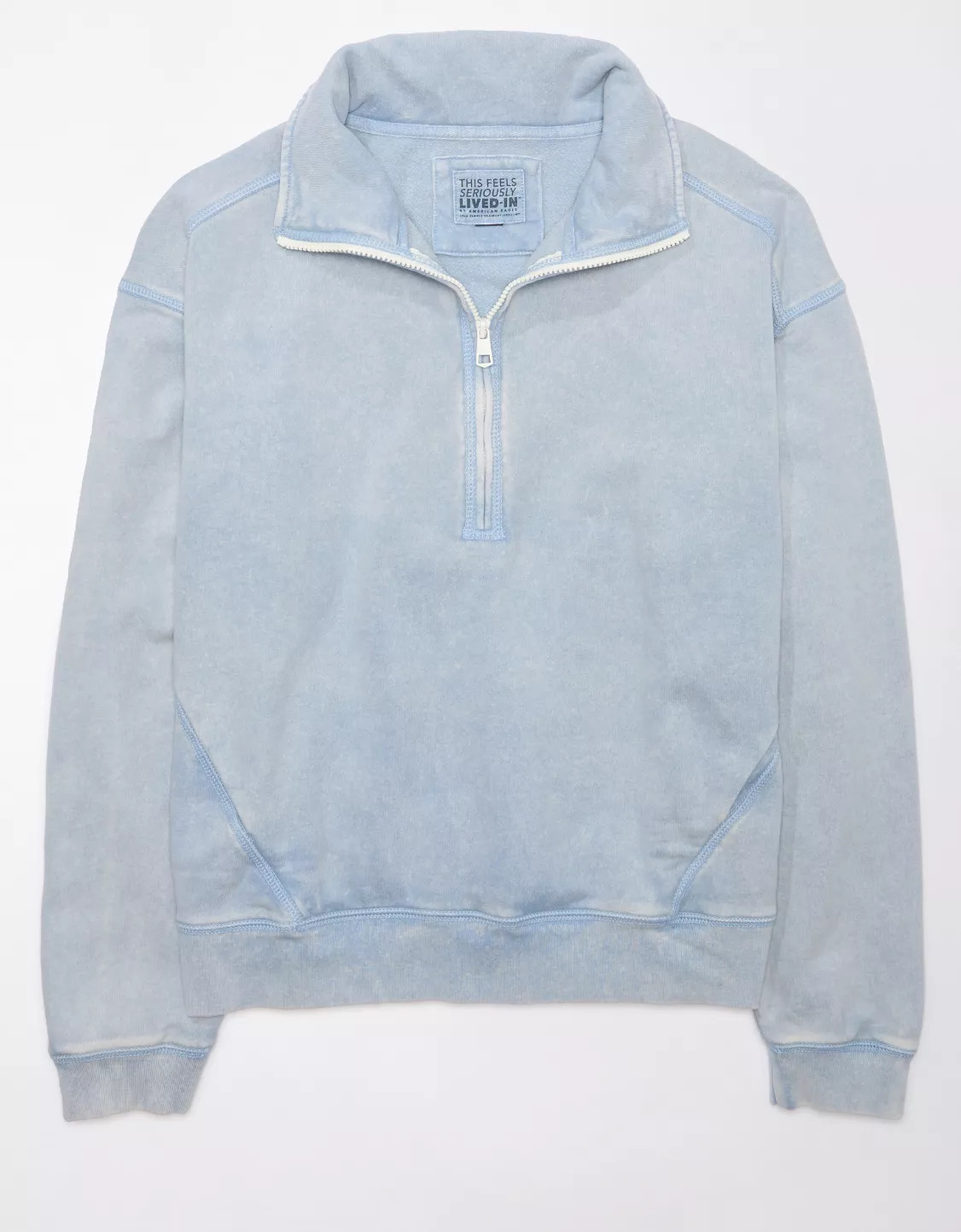 AE Quarter-Zip Fleece Sweatshirt | American Eagle Outfitters (US & CA)