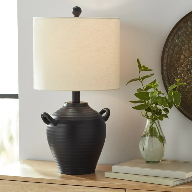 Better Homes & Gardens 20" Black Table Lamp with Shade by Dave & Jenny Marrs | Walmart (US)