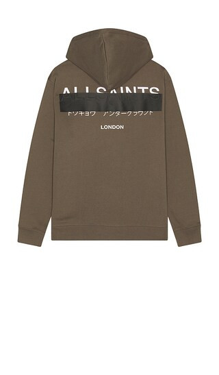 ALLSAINTS Redact Hoodie in Olive. - size S | Revolve Clothing (Global)