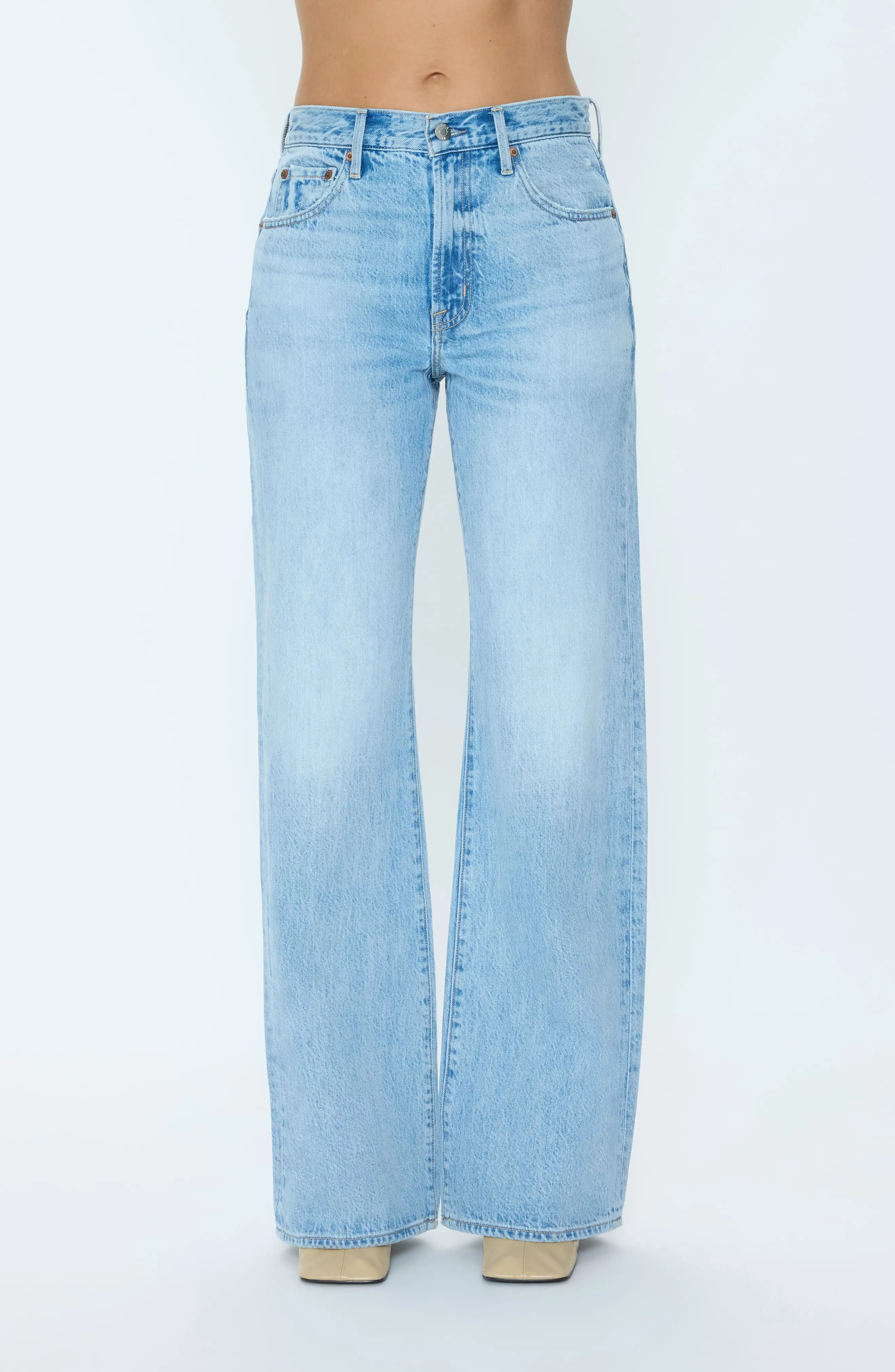 Larsen High Waist Wide Leg Jeans (Women) | Nordstrom | Nordstrom