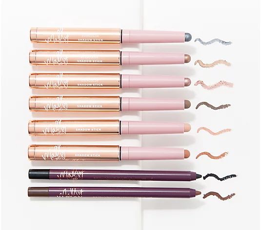 Mally 8-Piece Shadow Stick and Eyeliner Collection - QVC.com | QVC